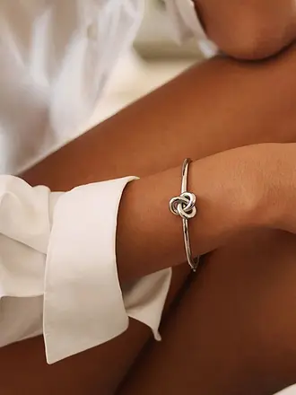EDBLAD | Armreifen INFINITY KNOT BANGLE Gold | silber